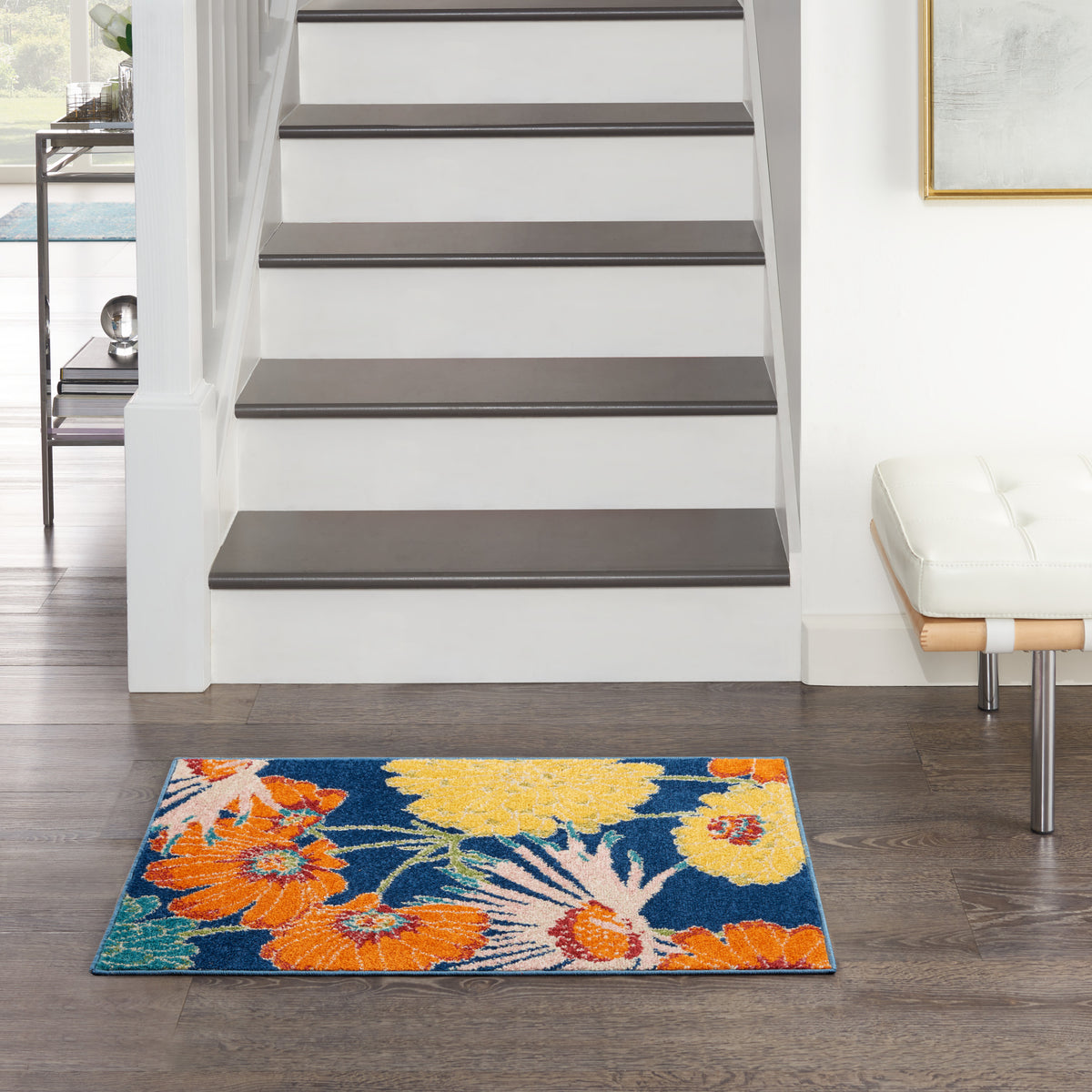 Allur ALR06 Navy Multicolor Rug