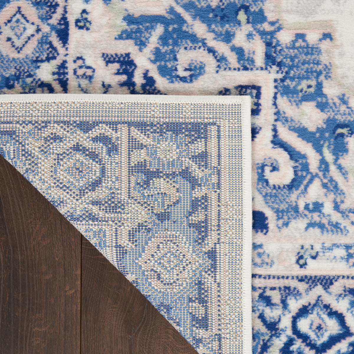 Whimsicle WHS03 Ivory Blue Rug