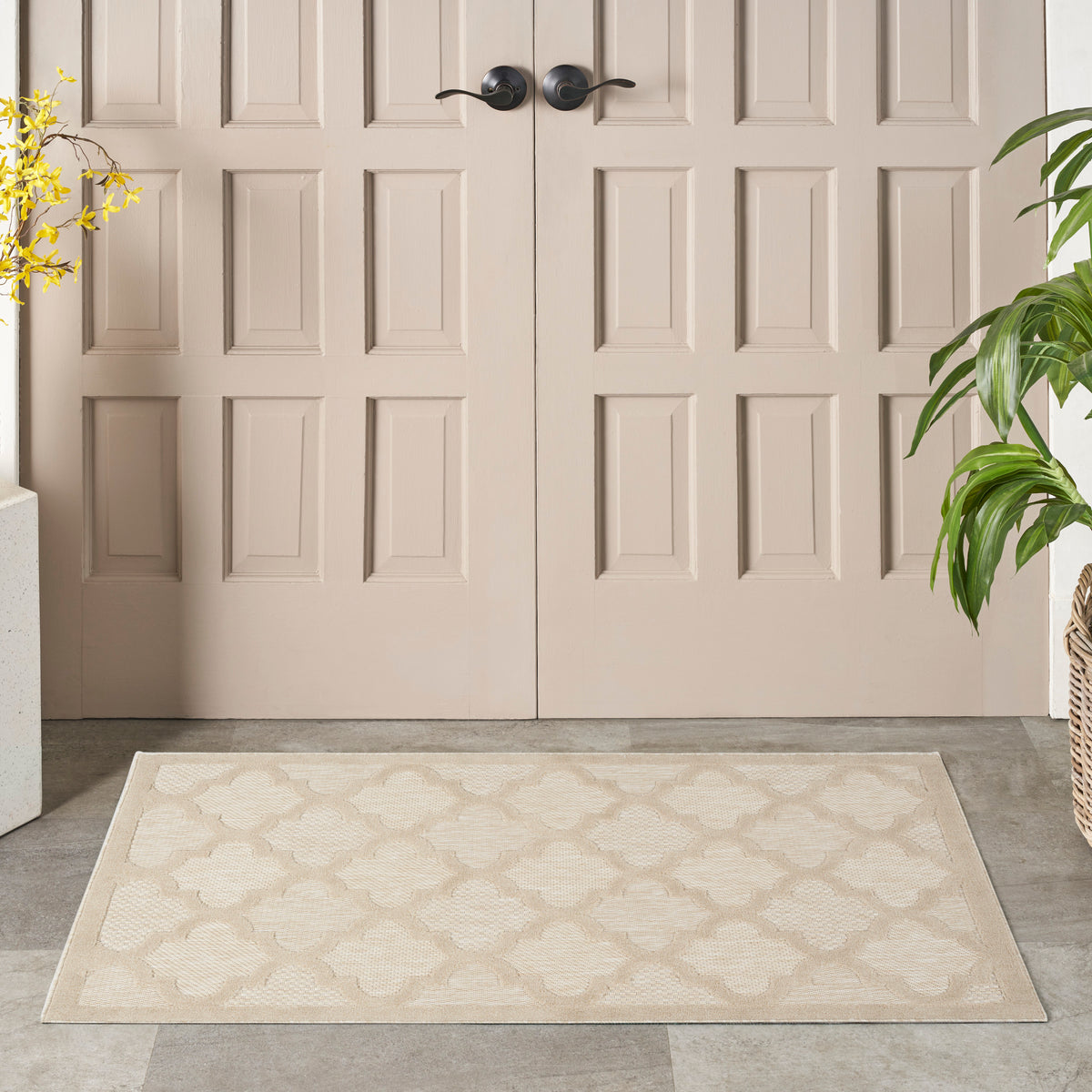 Easy Care NES01 Cream Rug