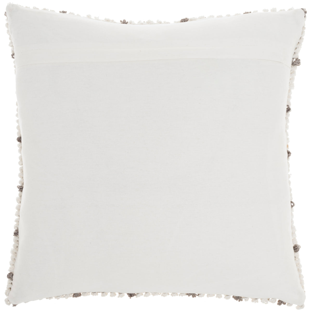 Outdoor Pillows IH013 Grey 18" x 18" Throw Pillows