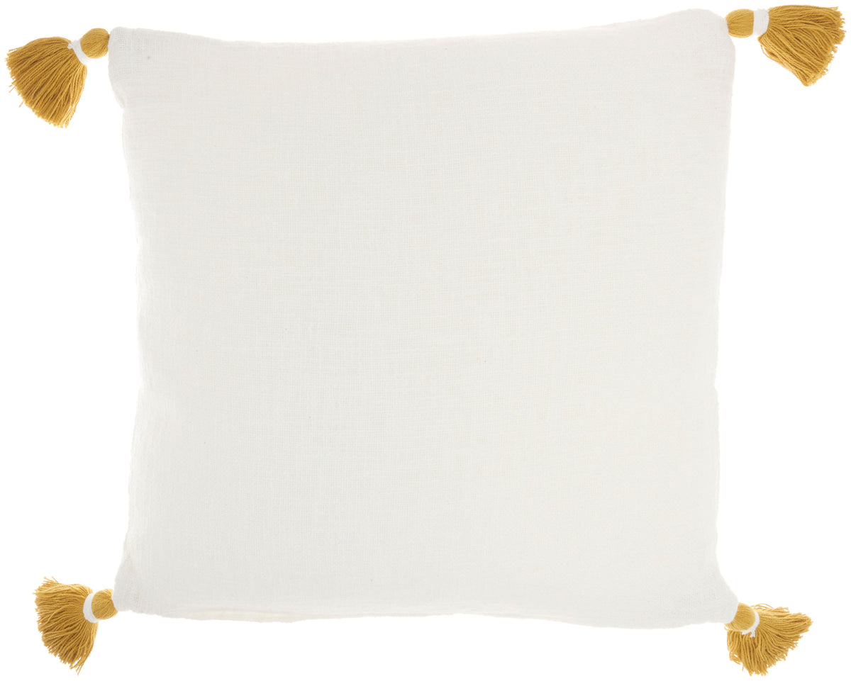 Lifestyle SH038 Mustard 20" x 20" Throw Pillows