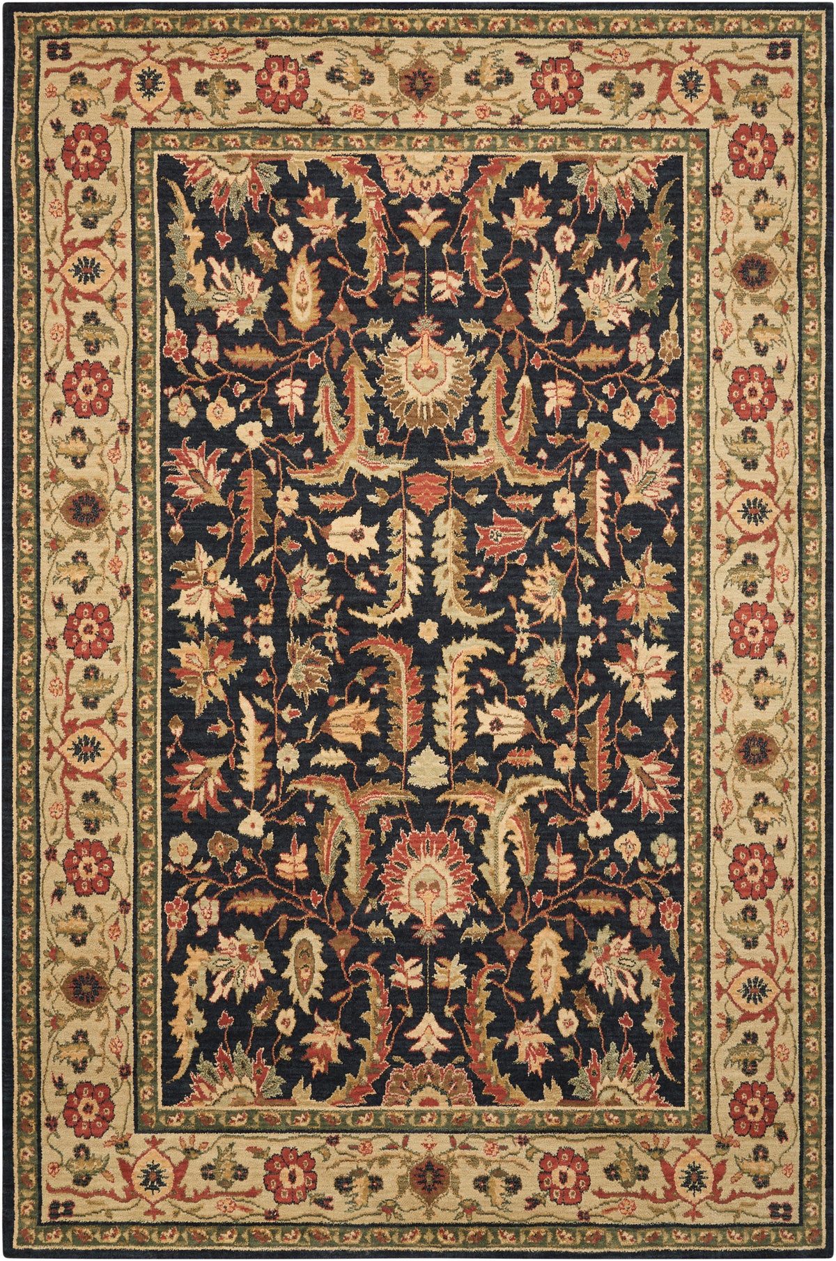 Living Treasures LI14 Midnight Rug