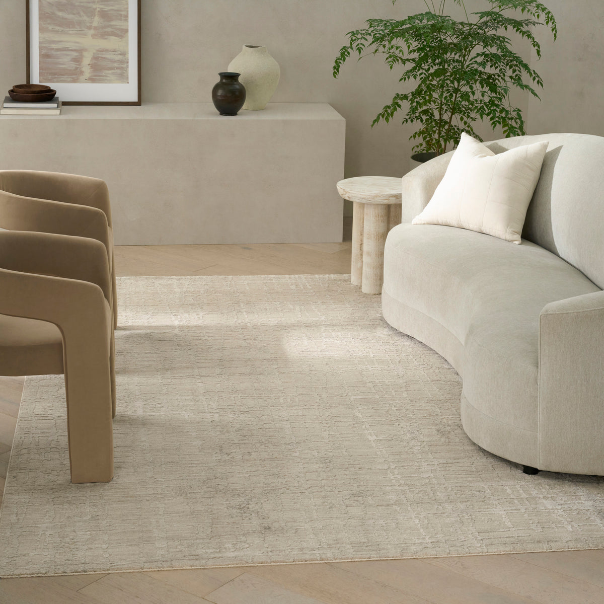 CK090 Latitude LTD01 Ivory Beige Rug