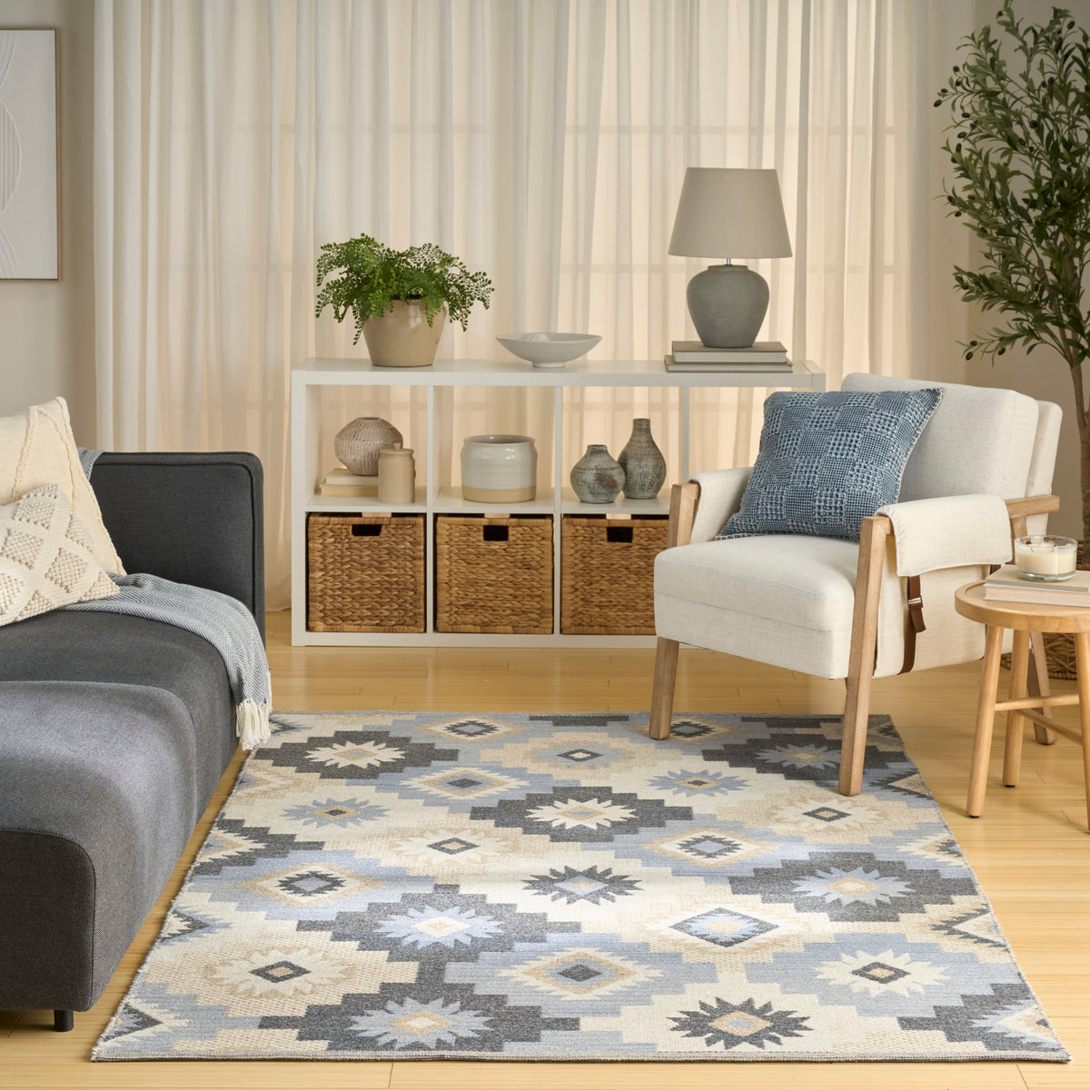 Copenhagen CPN01 Ivory Navy Rug