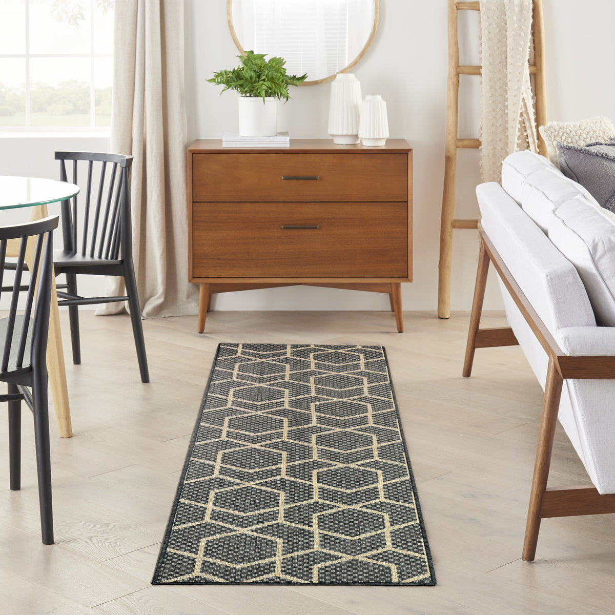 Horizon Indoor/Outdoor HOZ01 Charcoal Rug