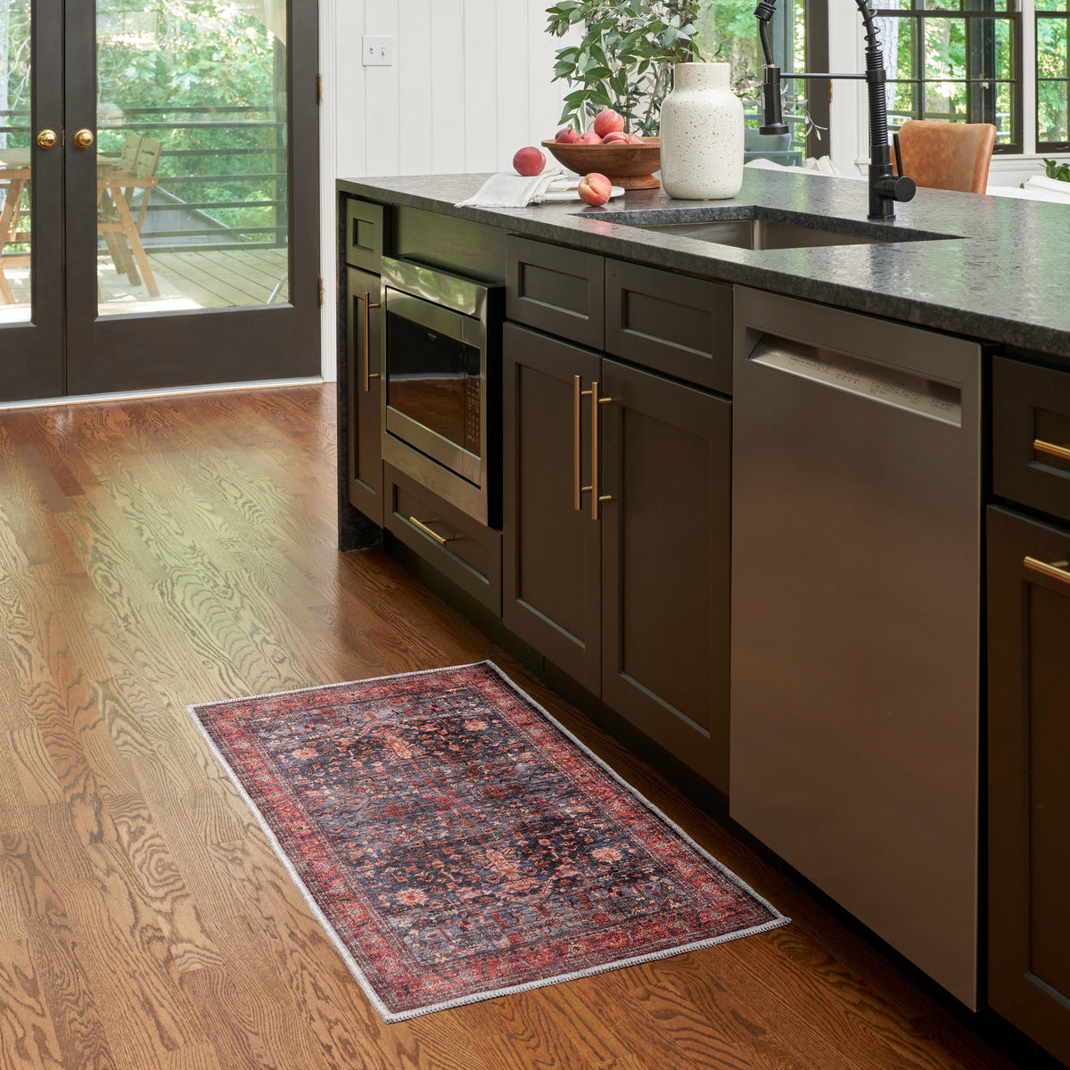 Grand Washables GRW02 Navy Brick Rug