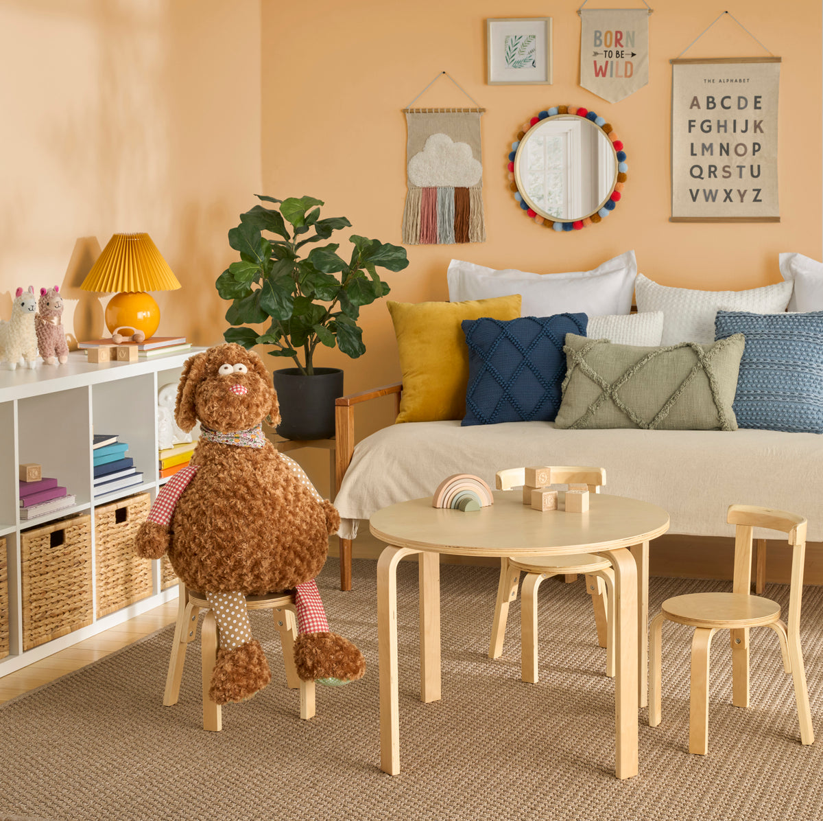 Plush Lines N5656 Brown 22" x 26" Stuffed Animals