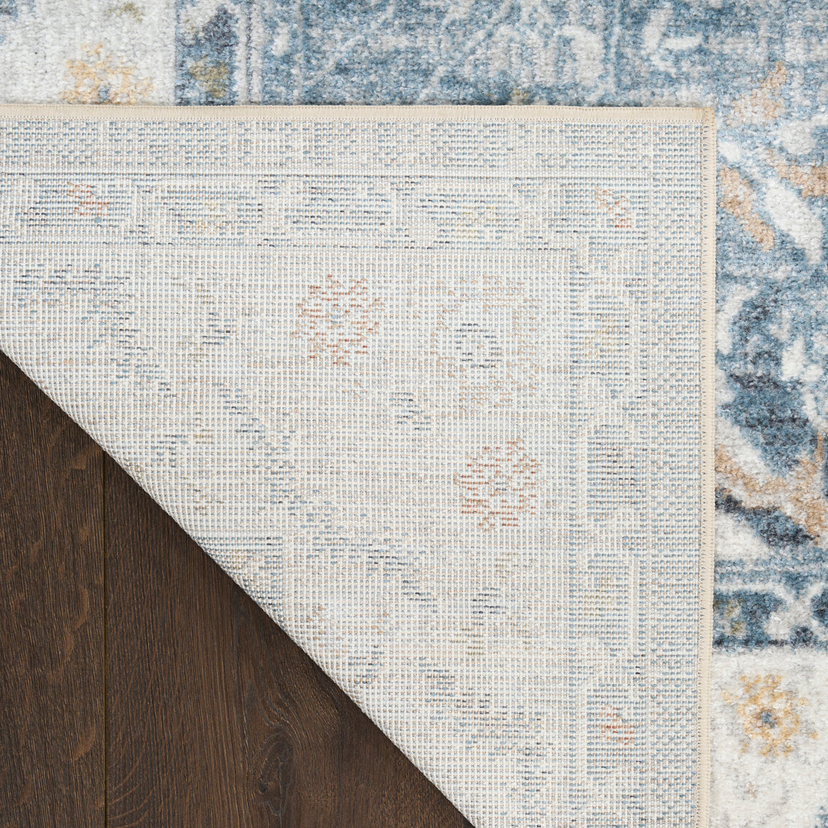 Astra Machine Washable ASW20 Blue Rug