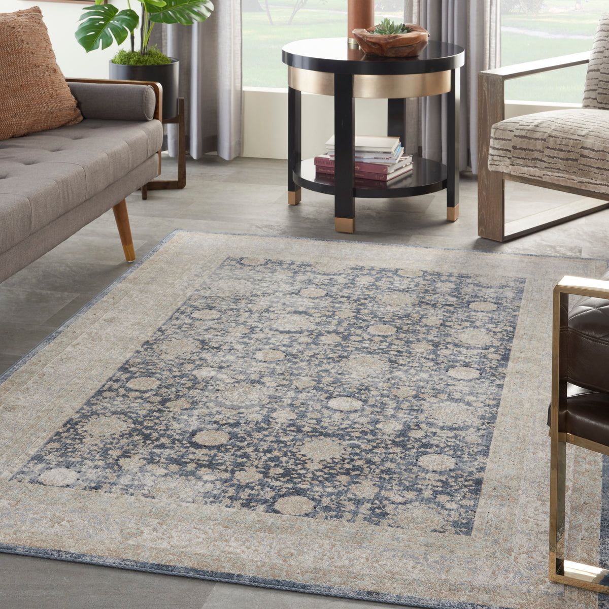 Malta MAI07 Navy Rug
