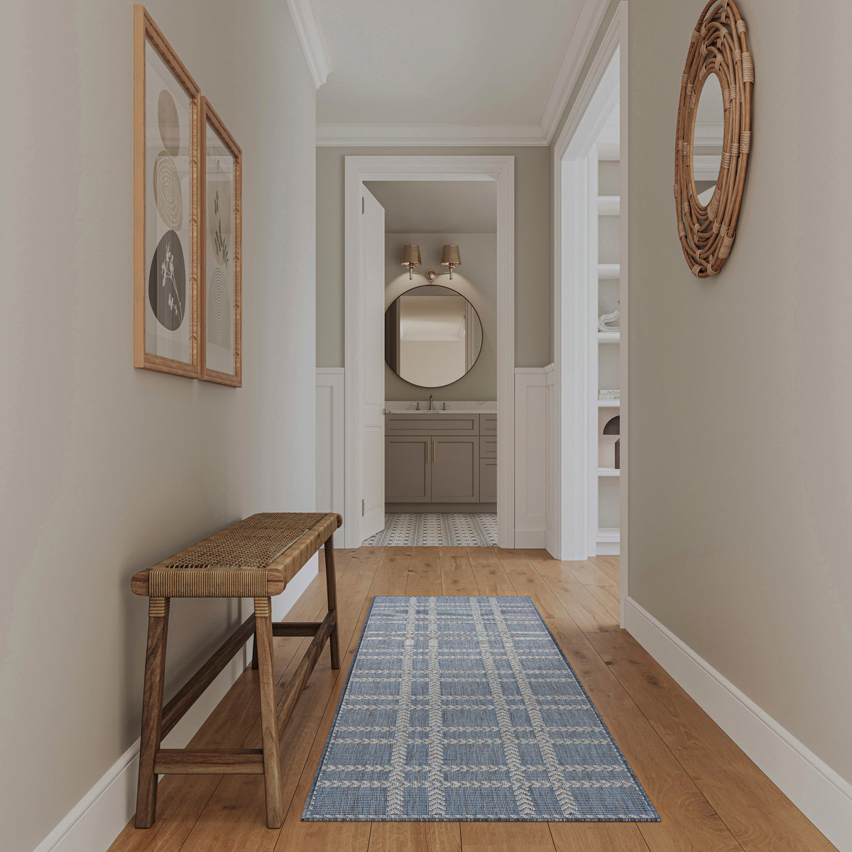 Horizon Indoor/Outdoor HOZ04 Navy Rug