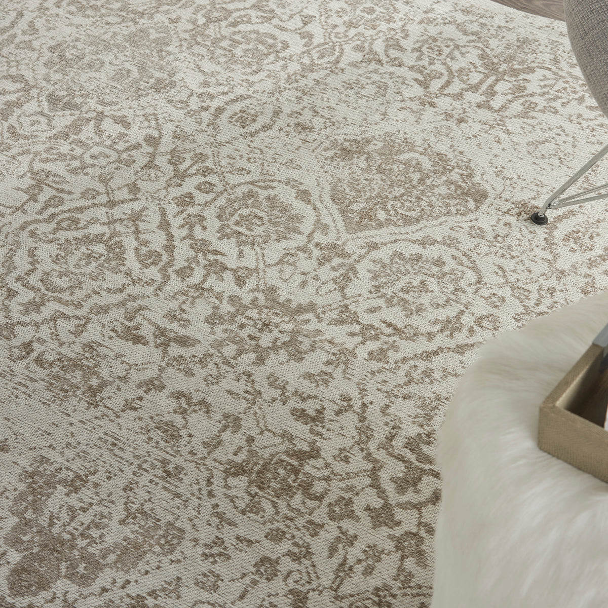 Damask DAS06 Ivory Rug