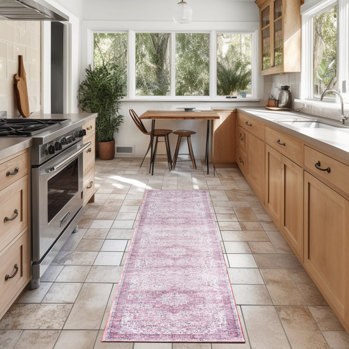 Nourison Washables NWB15 Pink Rug
