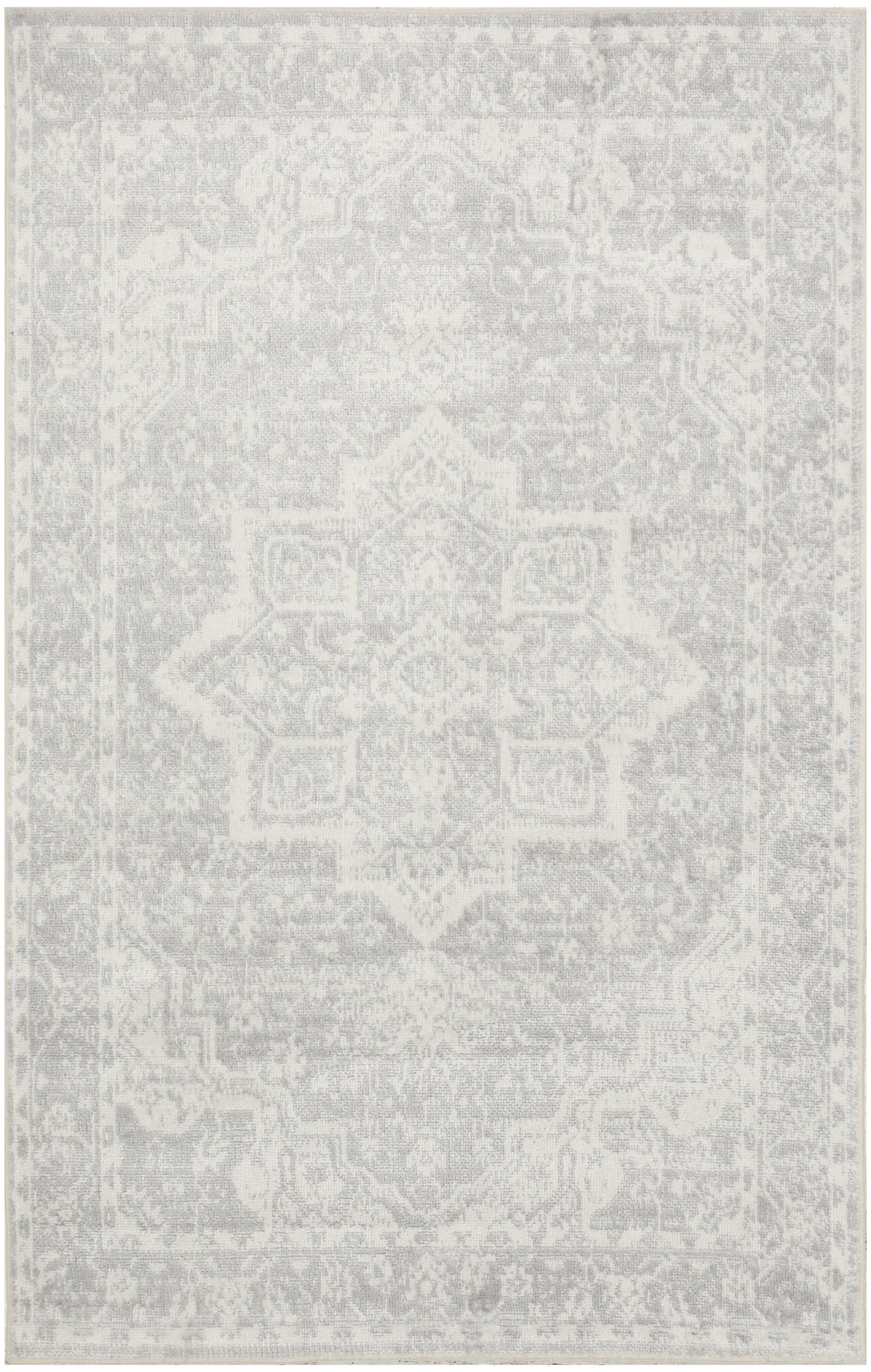 Astra Machine Washable ASW12 Grey Rug