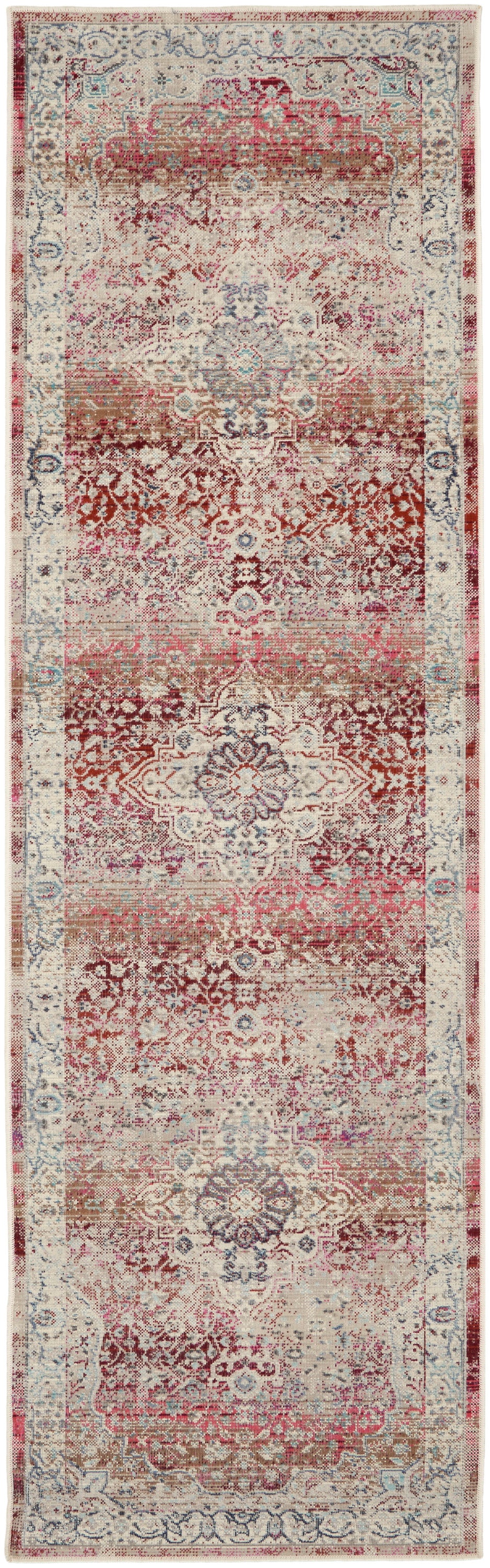 Vintage Kashan VKA07 Red/Ivory Rug