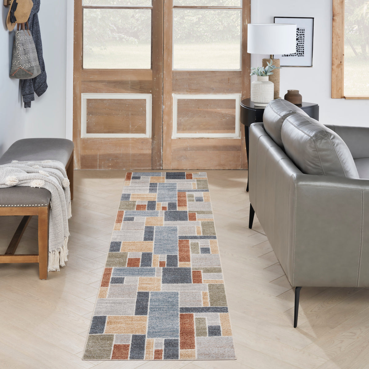 Astra Machine Washable ASW09 Multicolor Rug