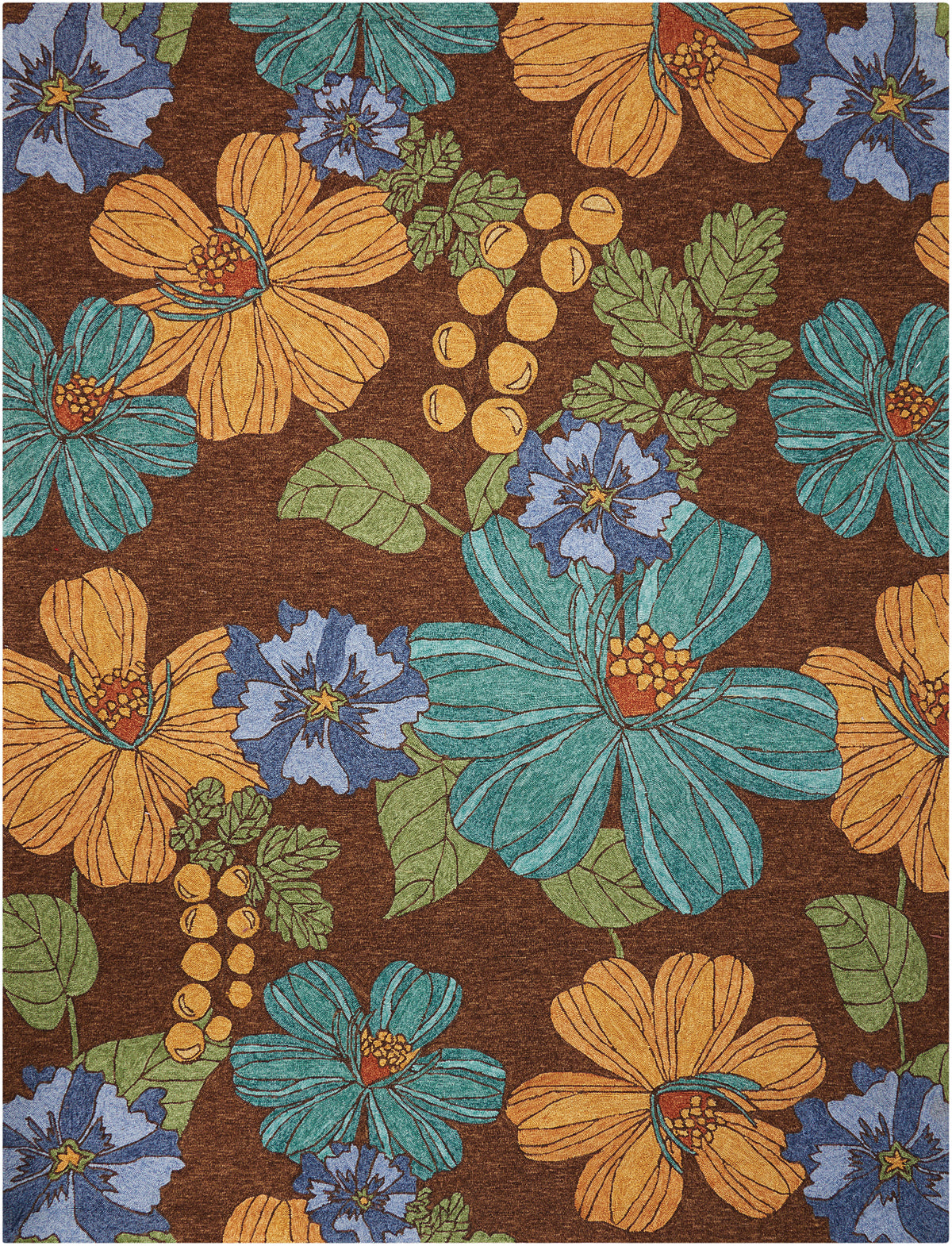 South Beach SOU04 Chocolate Rug