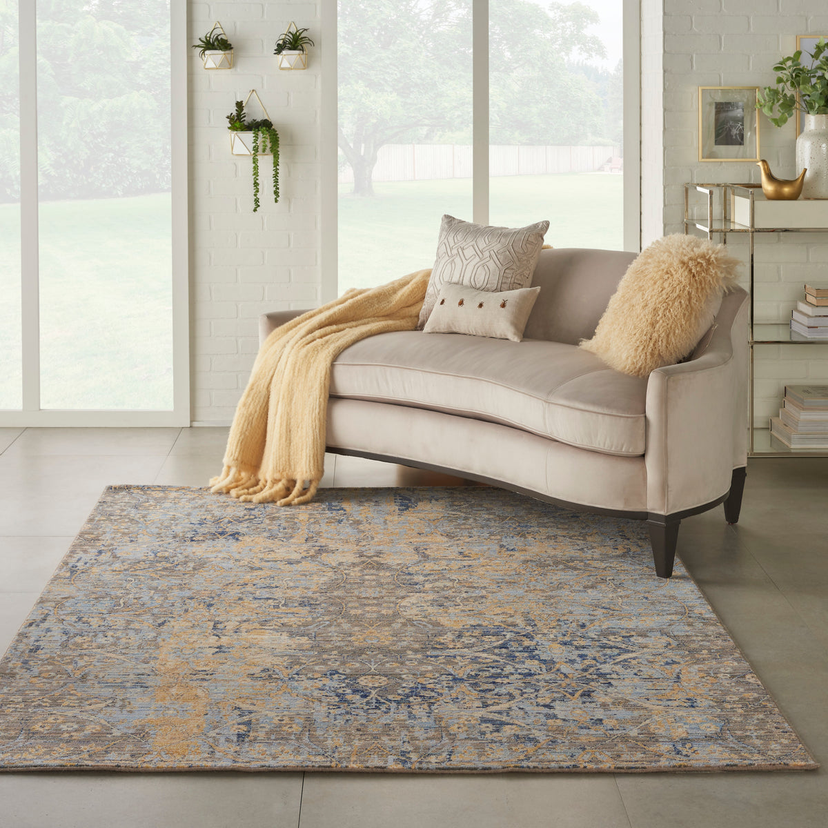 Majestic MST01 Beige Blue Rug