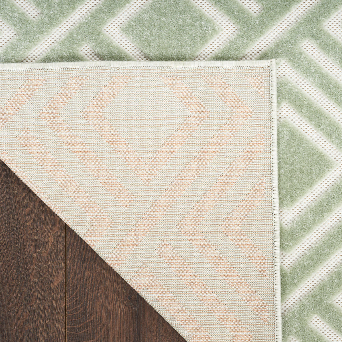 Care Free CAF03 Green Rug