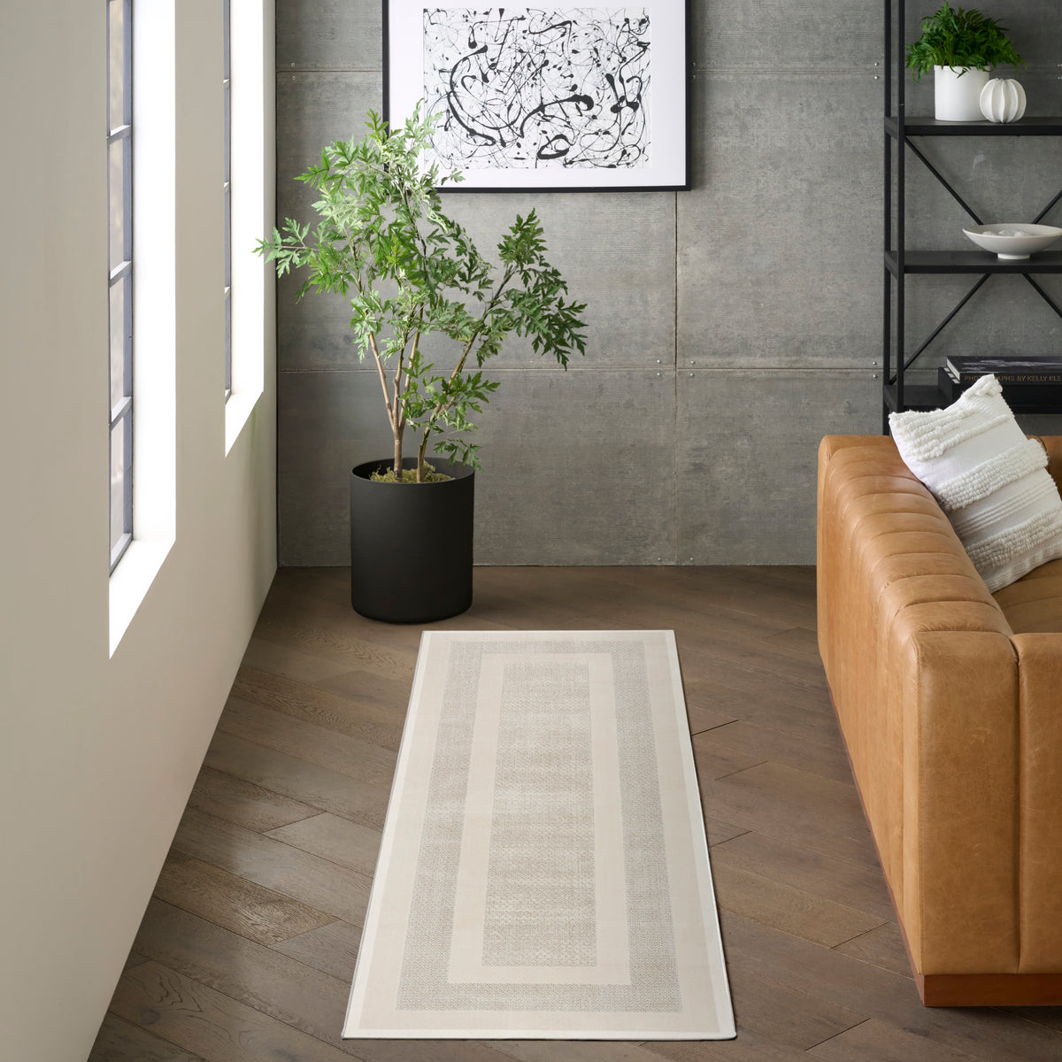 Grand Street GRN05 Ivory Taupe Rug