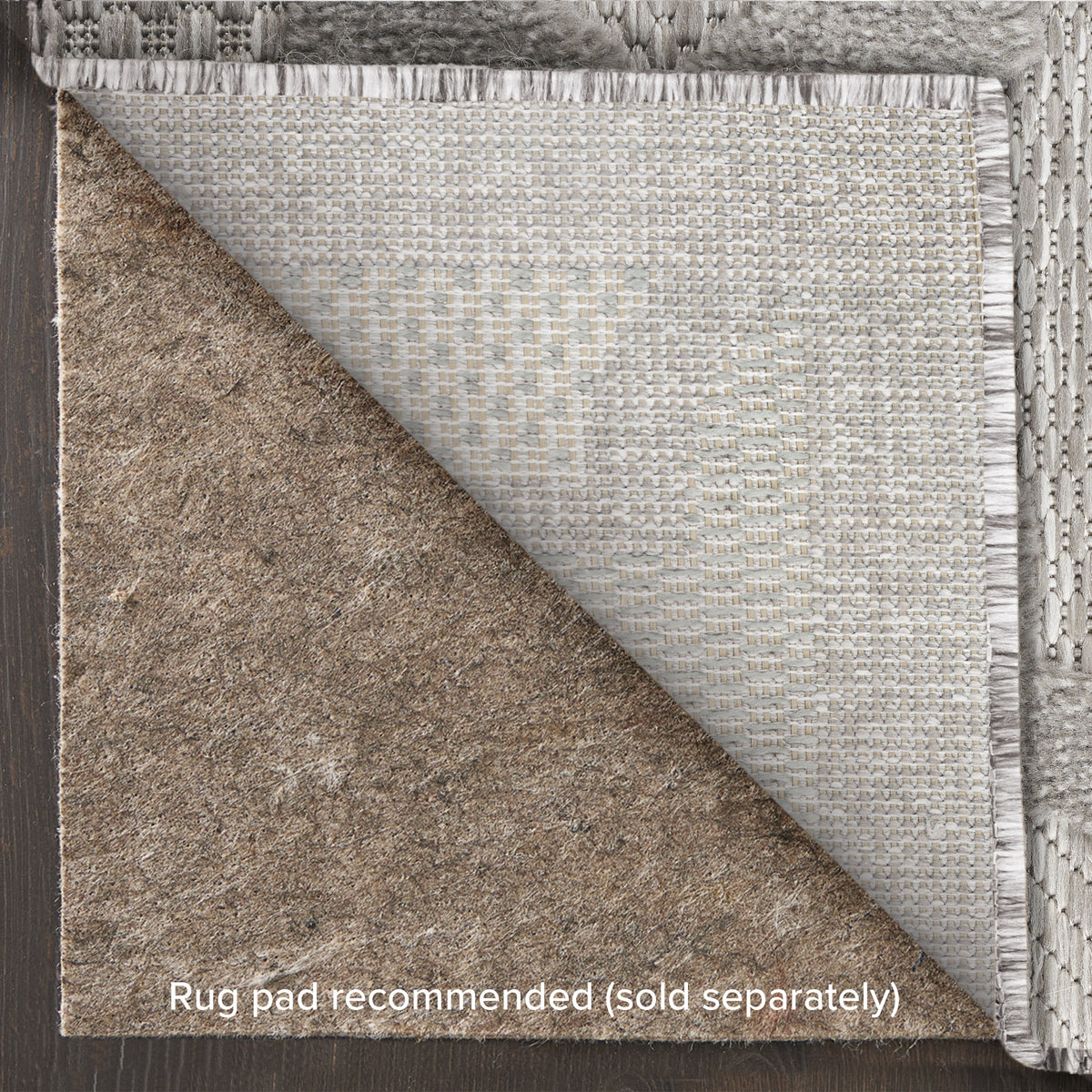 Easy Care NES01 Silver Grey Rug