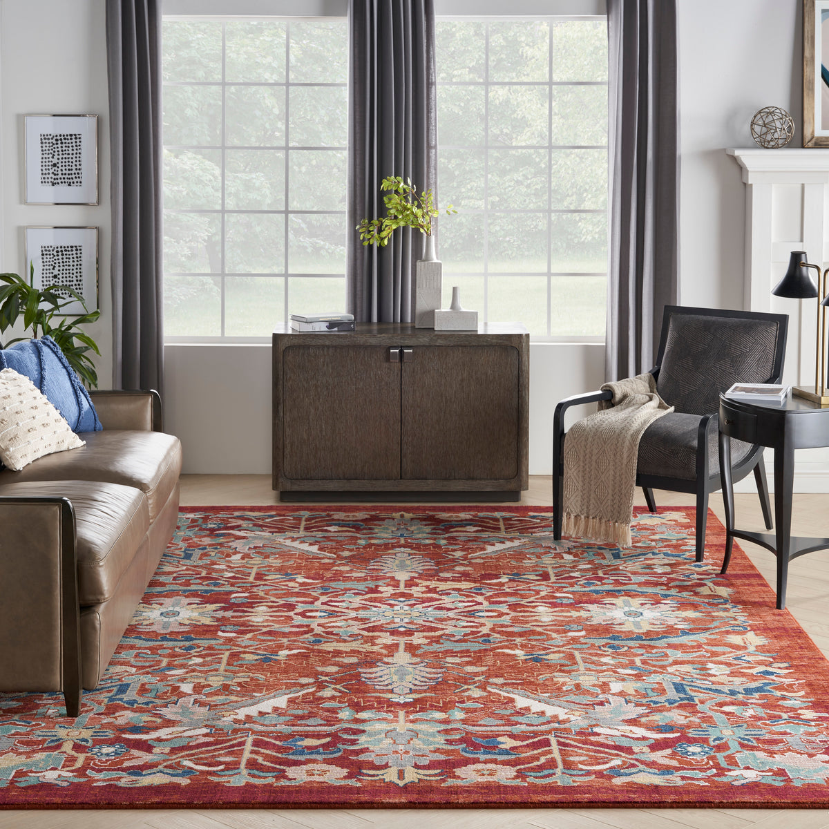 Parisa PSA02 Brick Rug