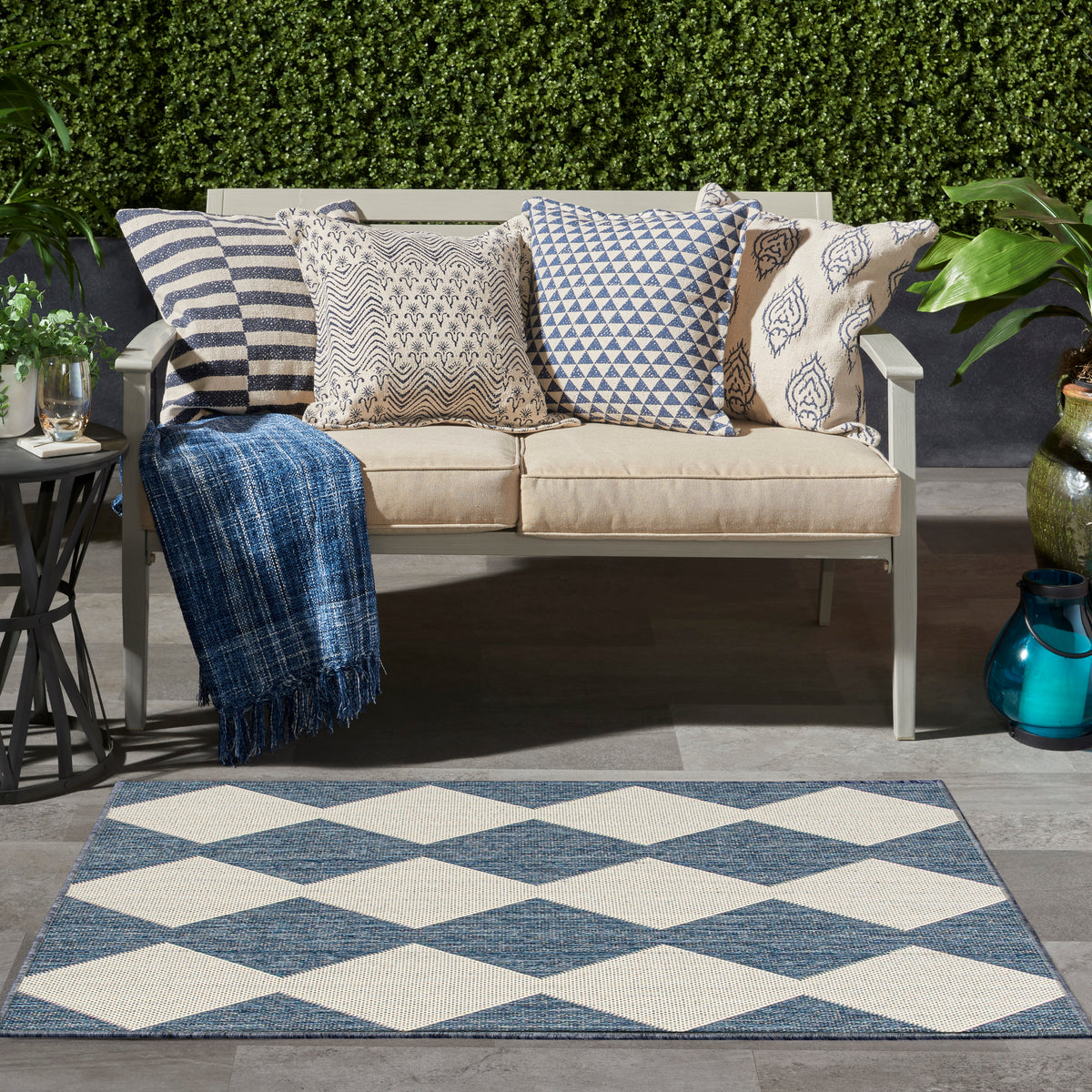 Positano POS04 Navy Blue Rug