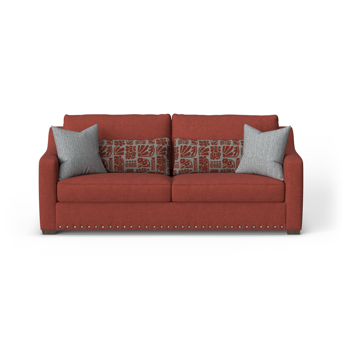 Milo Fabric Two-Cushion Sofa