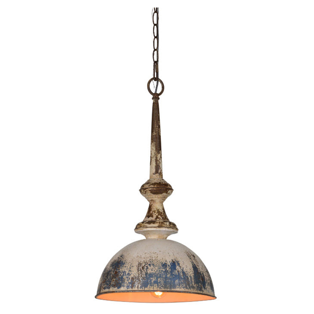 Liza 1-Lt Metal Pendant
