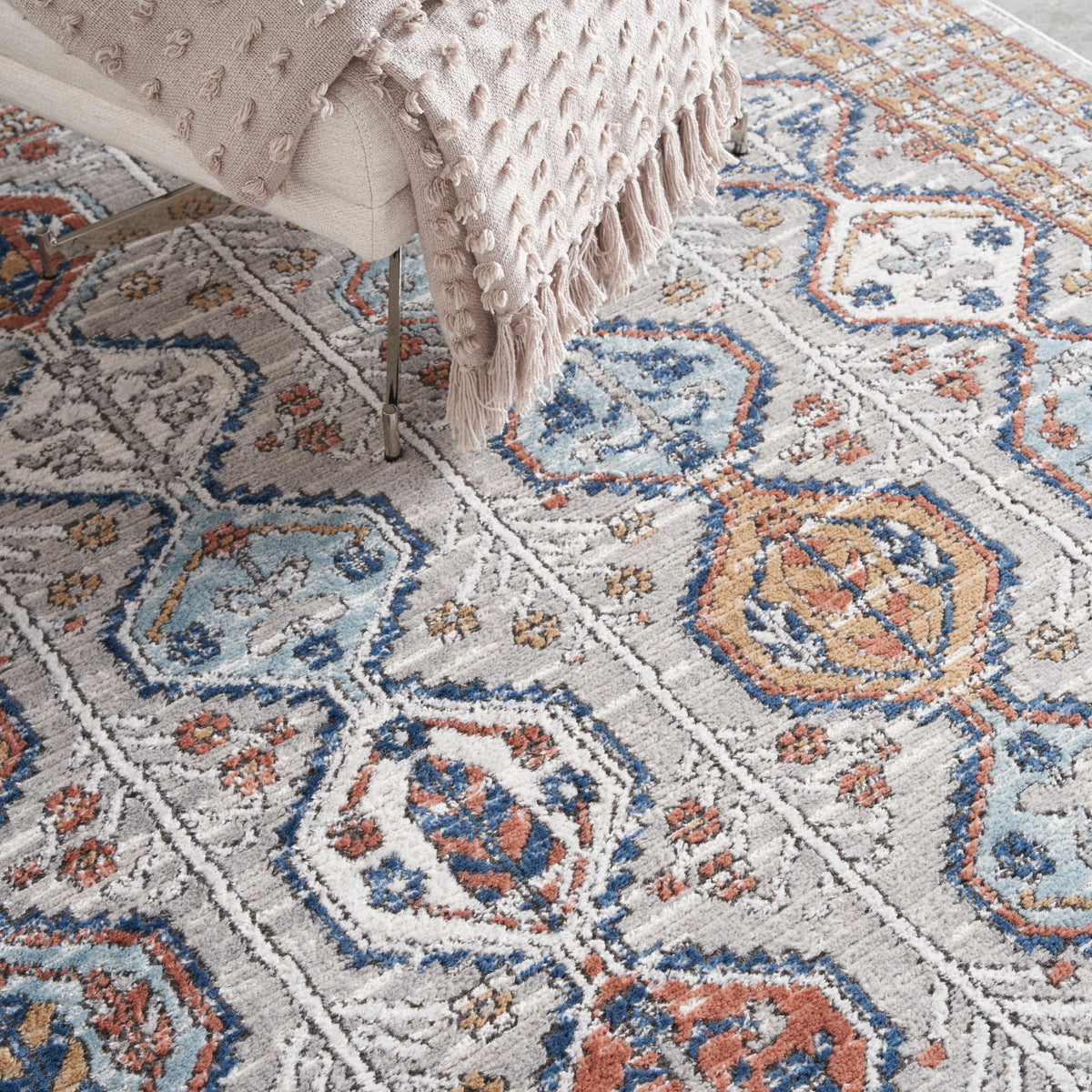 Quarry QUA15 Grey Multicolor Rug