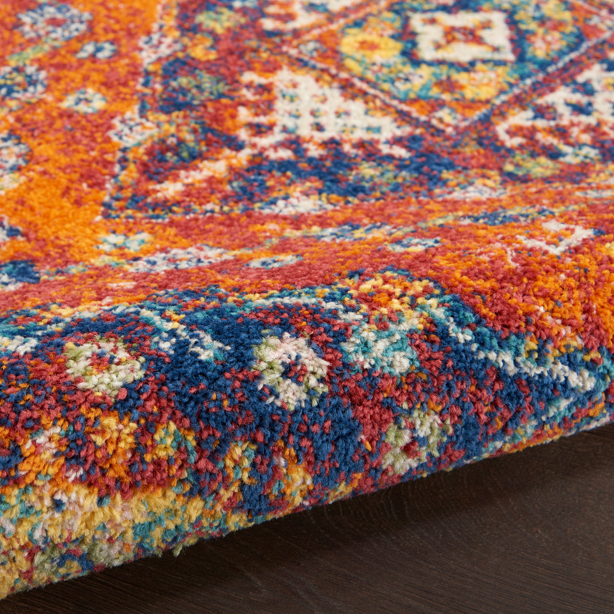 Allur ALR02 Orange Multicolor Rug