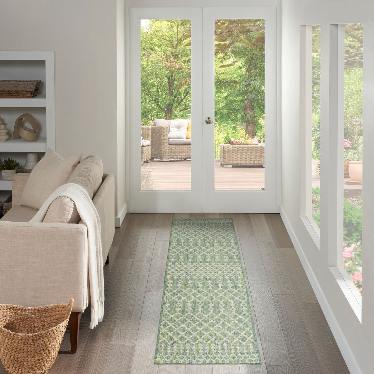 Positano POS02 Blue Green Rug