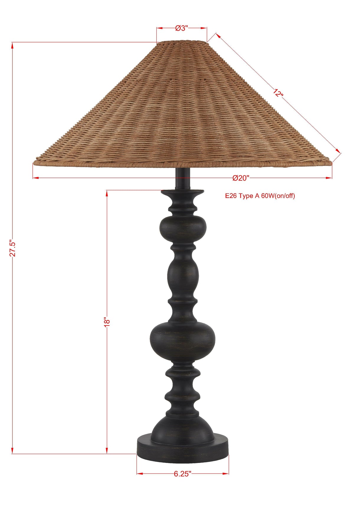 Gable Table Lamp