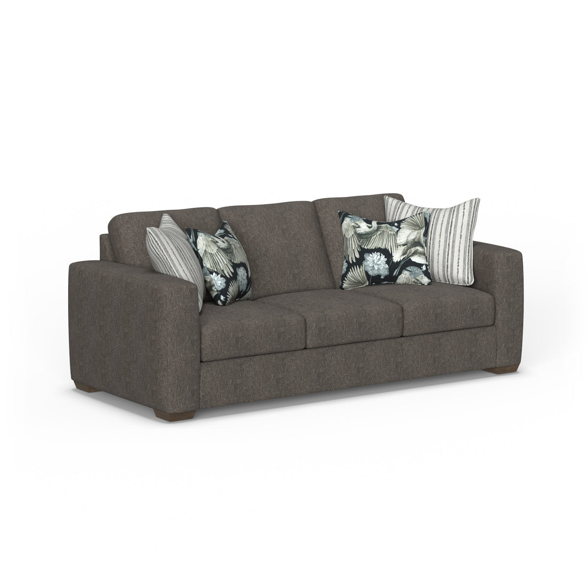 Collins Fabric Three-Cushion Sofa