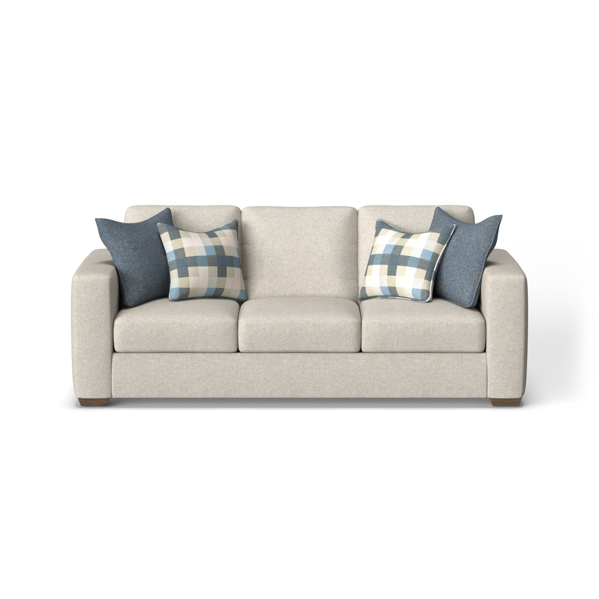 Collins Fabric Three-Cushion Sofa