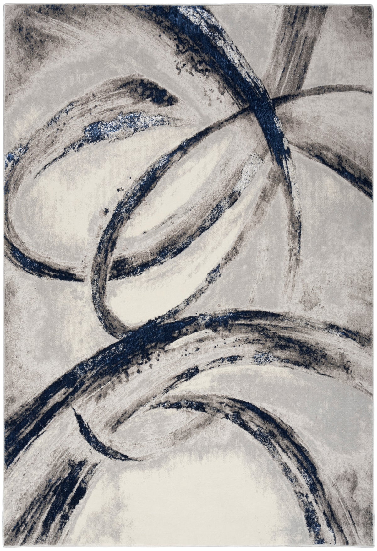Splash BSK02 Grey Navy Rug