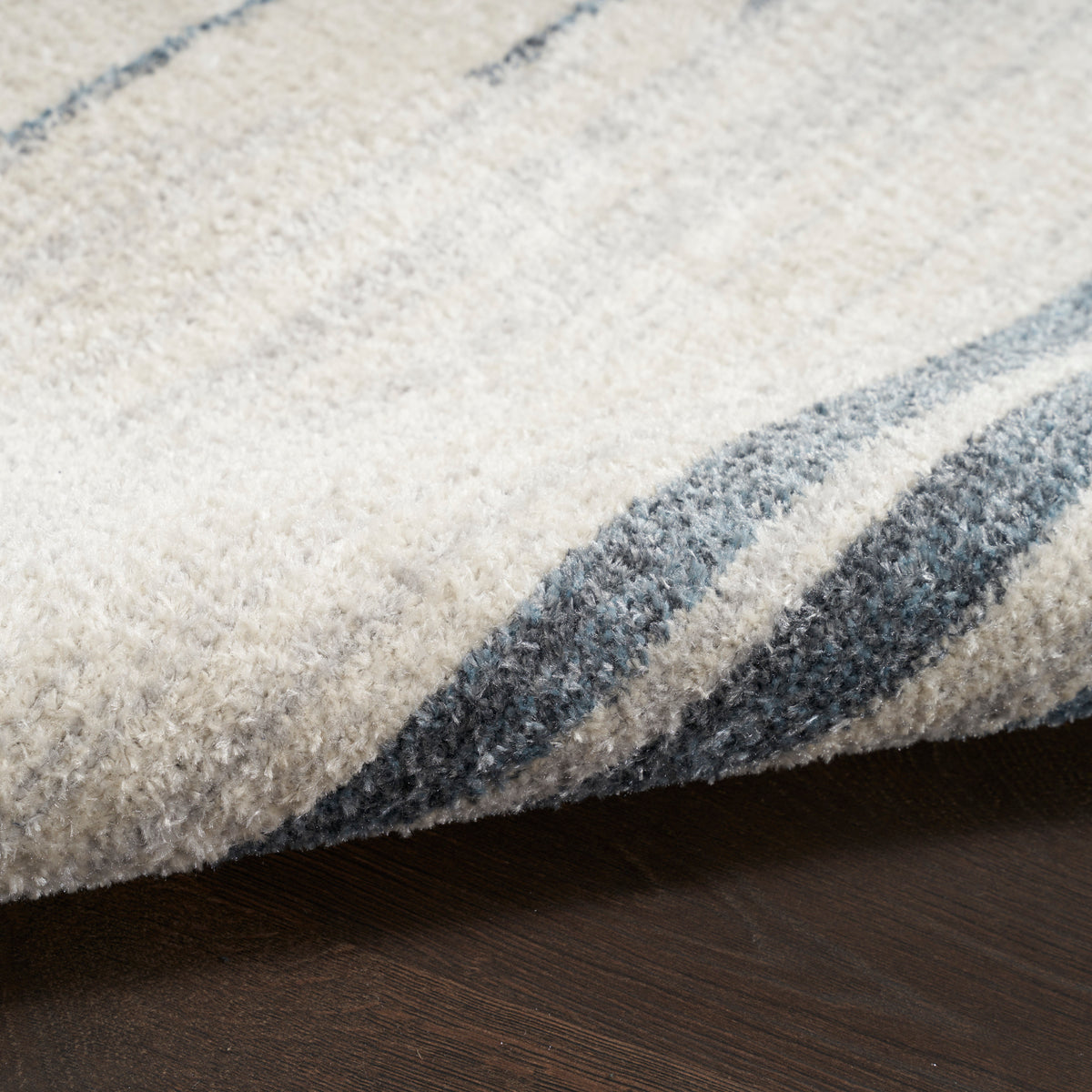 Astra Machine Washable ASW04 Ivory Blue Rug