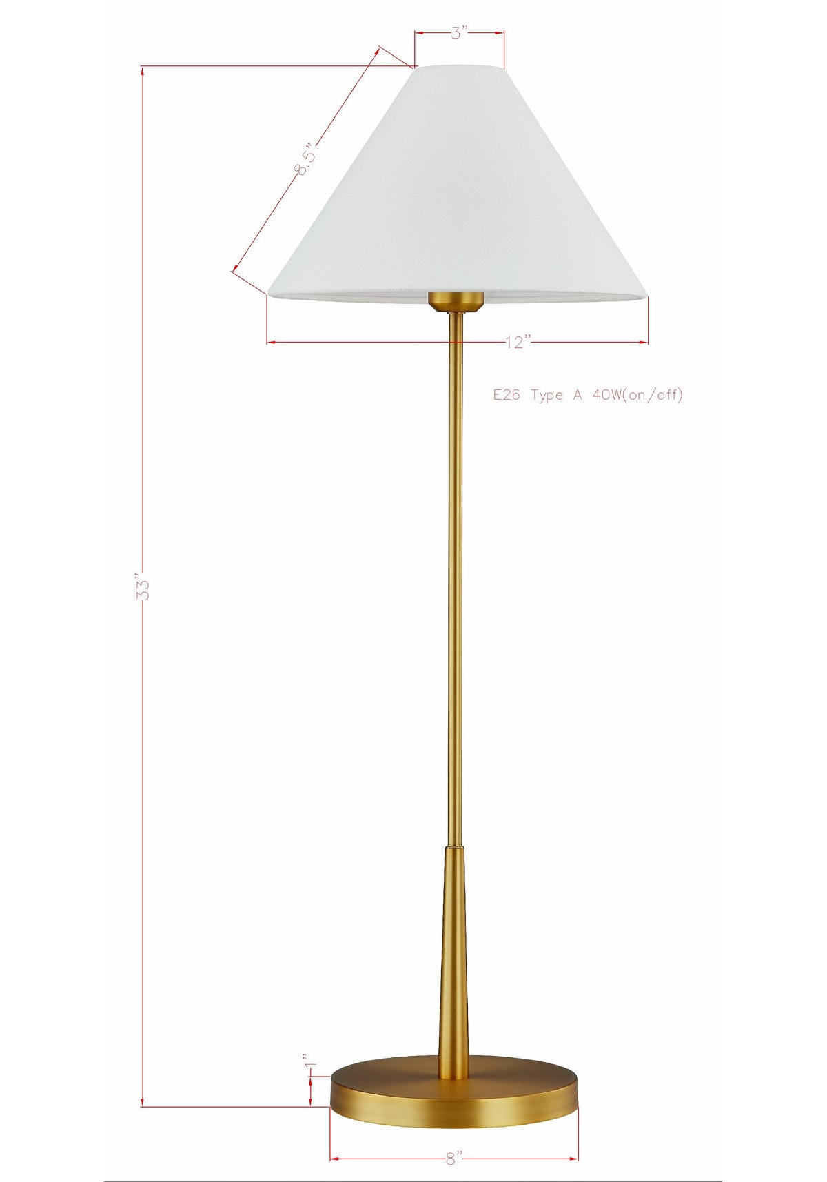 Nellie Buffet Lamp