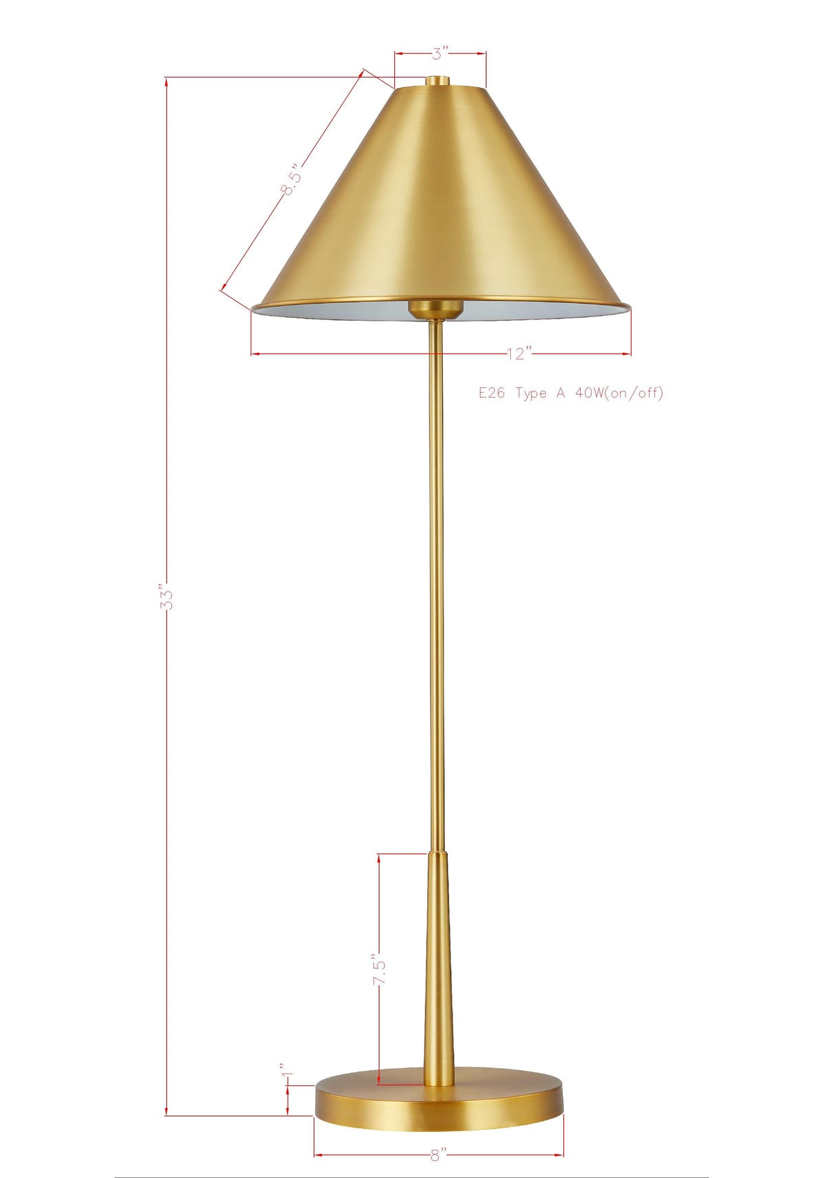 Haley Buffet Lamp