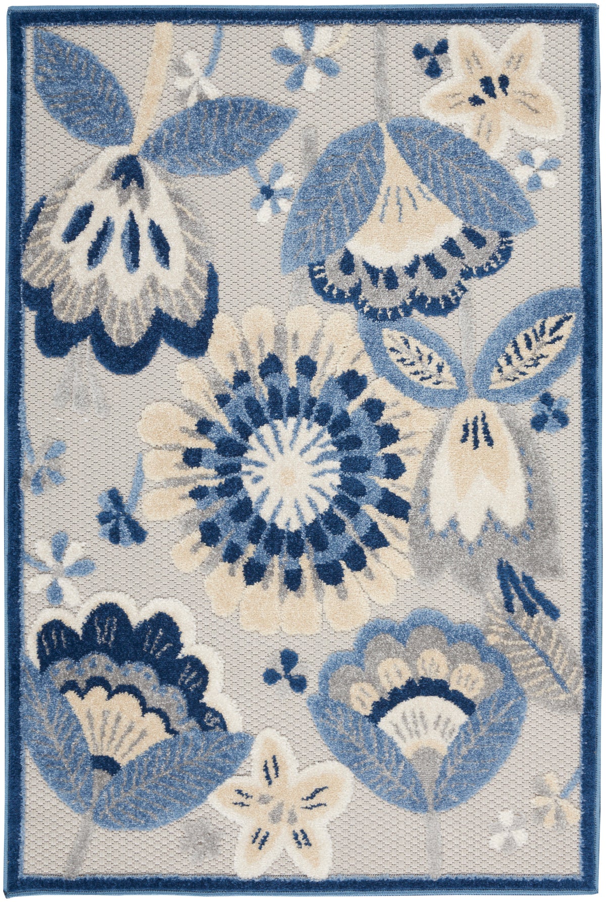 Aloha ALH25 Blue Grey Rug