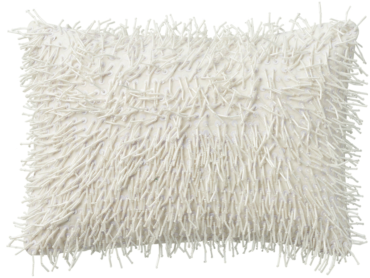 Sofia Z0727 White 10" x 14" Throw Pillows