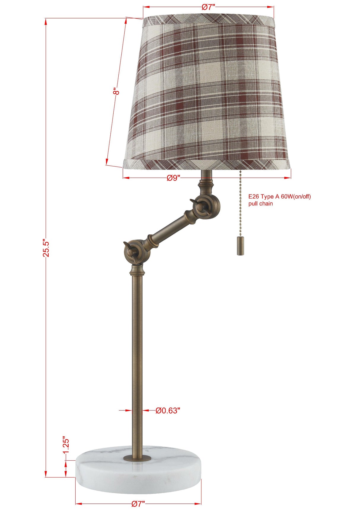 Drew Buffet Lamp