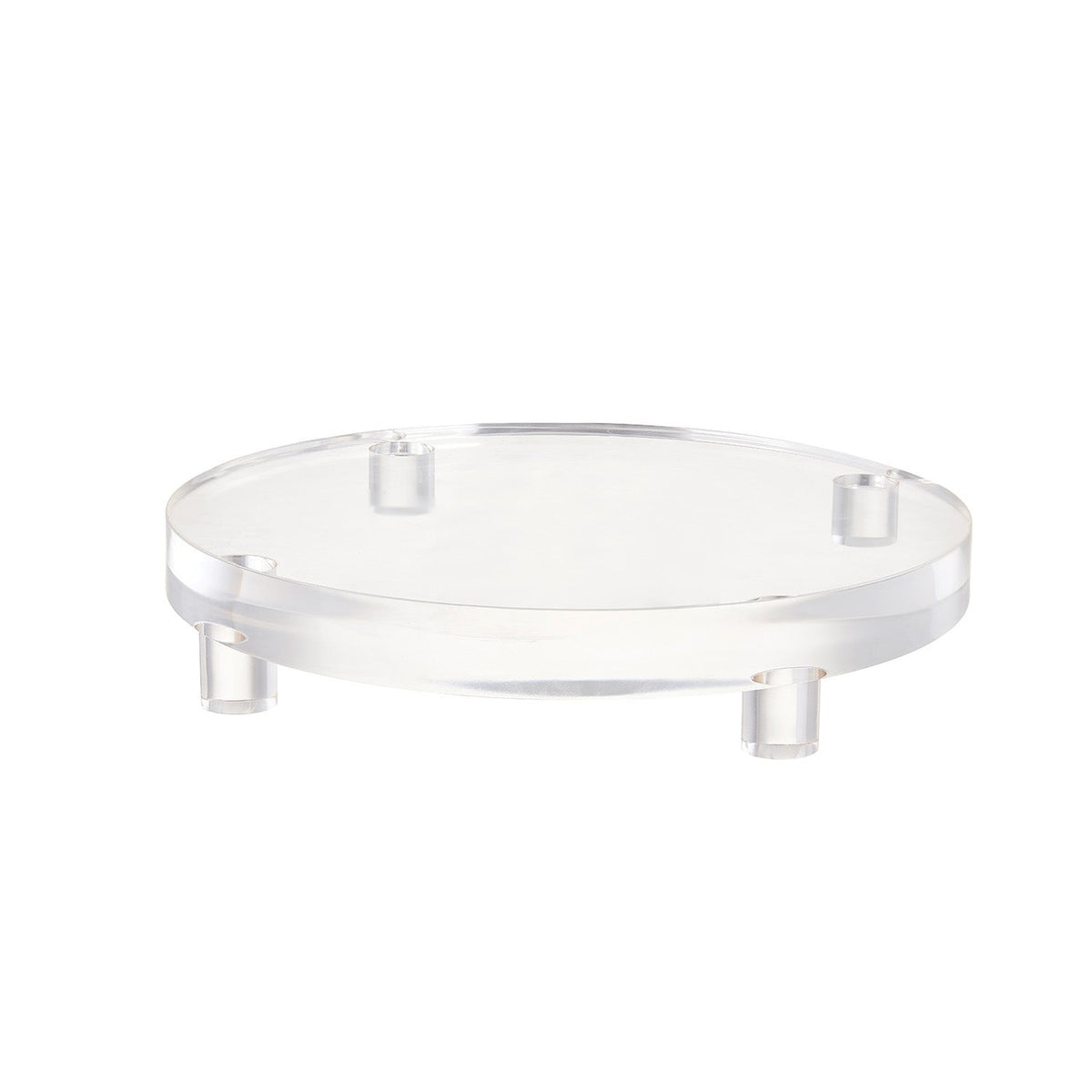 Round Acrylic Lamp Pedestal