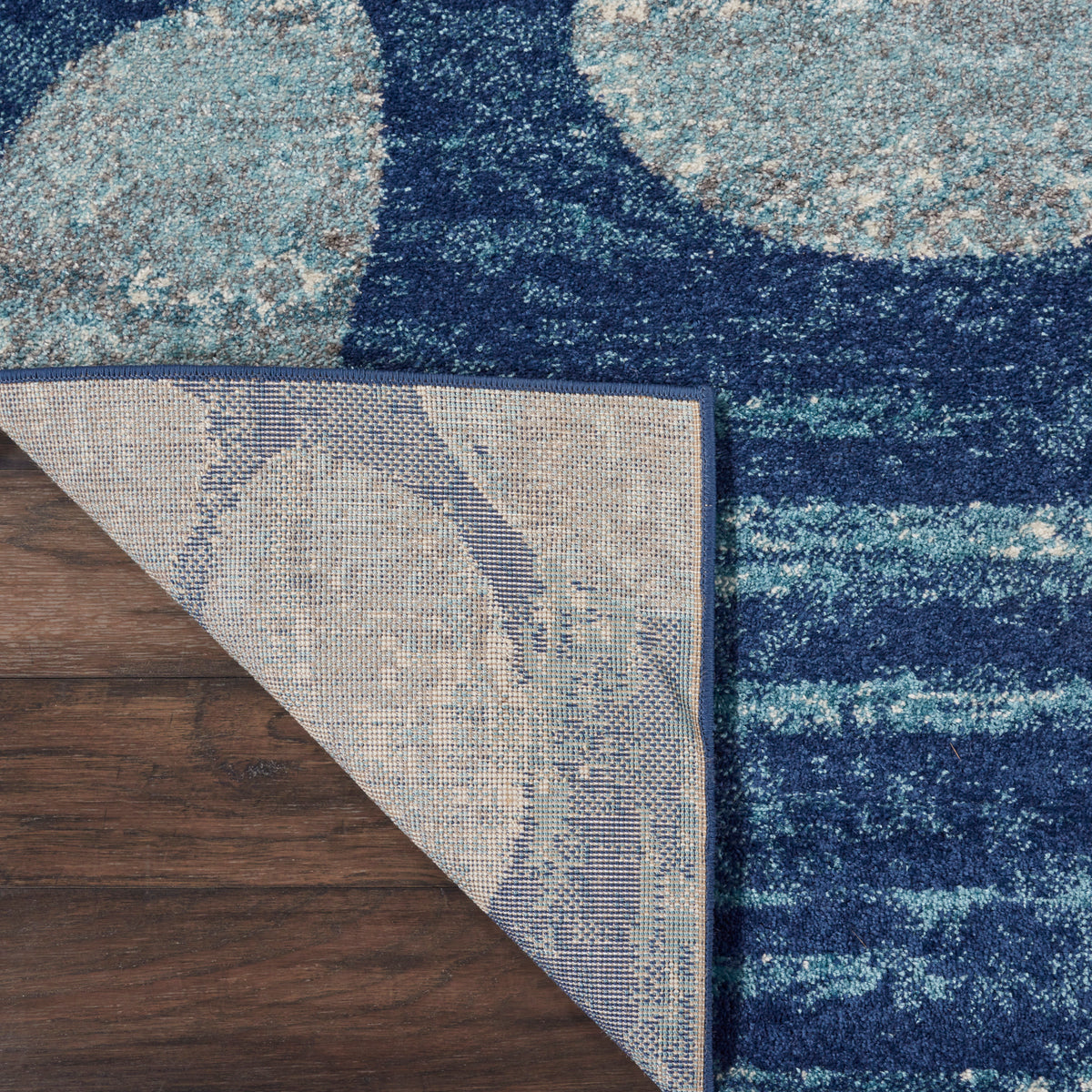 Tranquil TRA01 Navy/Light Blue Rug