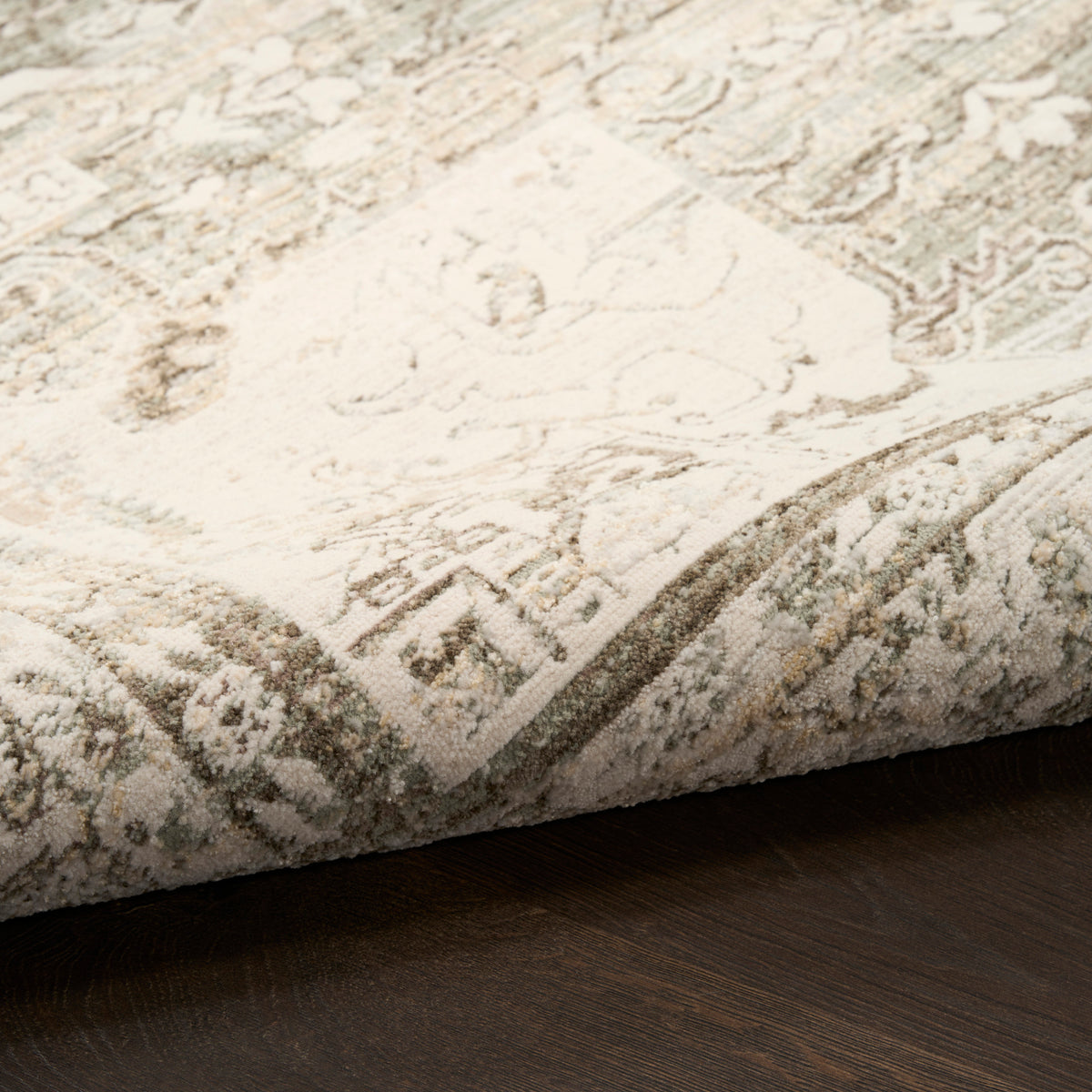Soft Mist SMI03 Ivory Light Grey Rug