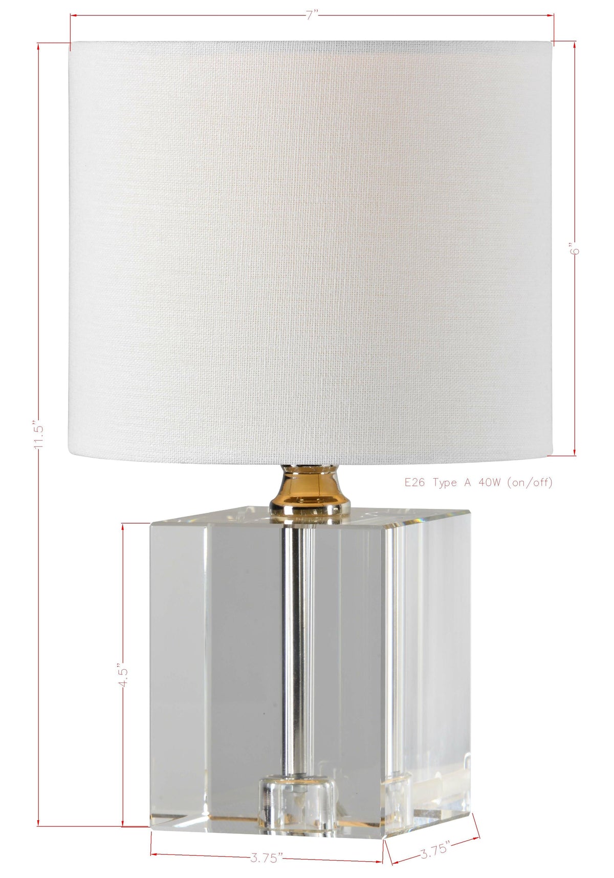 Sloane Crystal Lamp