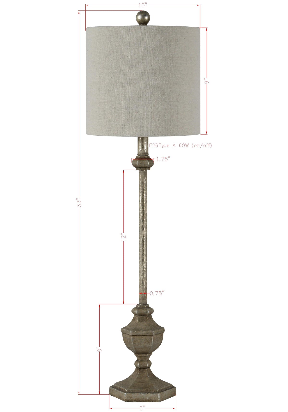 Coleman Buffet Lamp