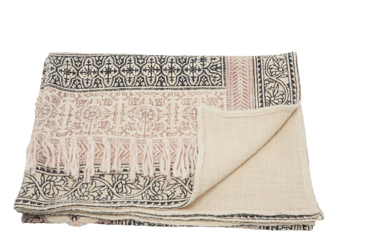 Throw BX090 Natural 50" x 60" Throw Blankets
