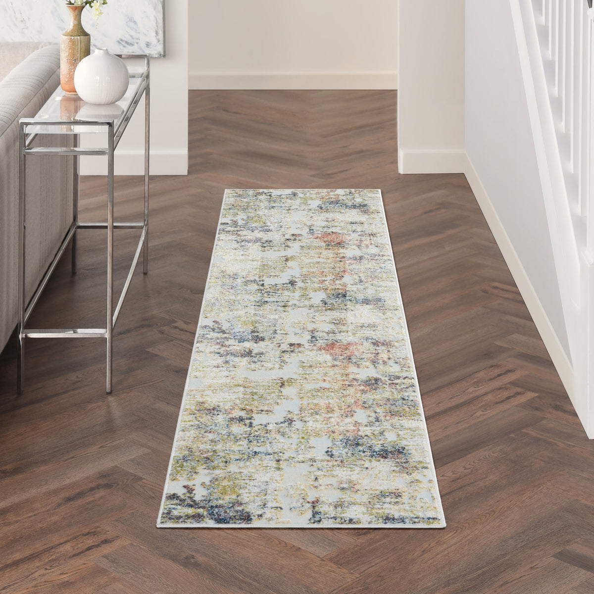 Trance TRC04 Ivory Multicolor Rug