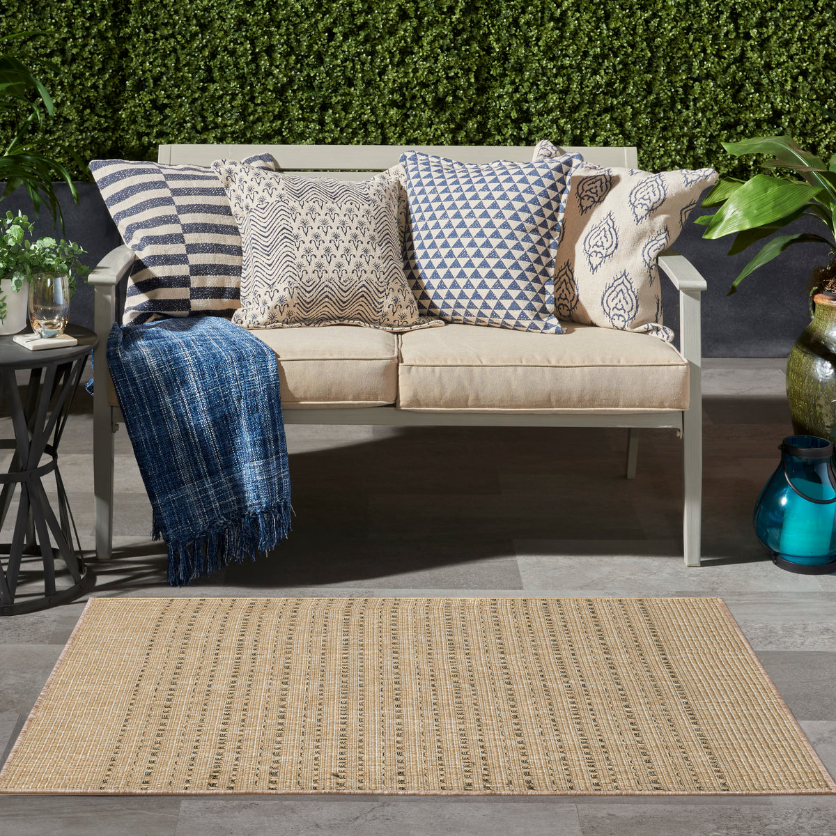 Tulum TLM01 Taupe Rug