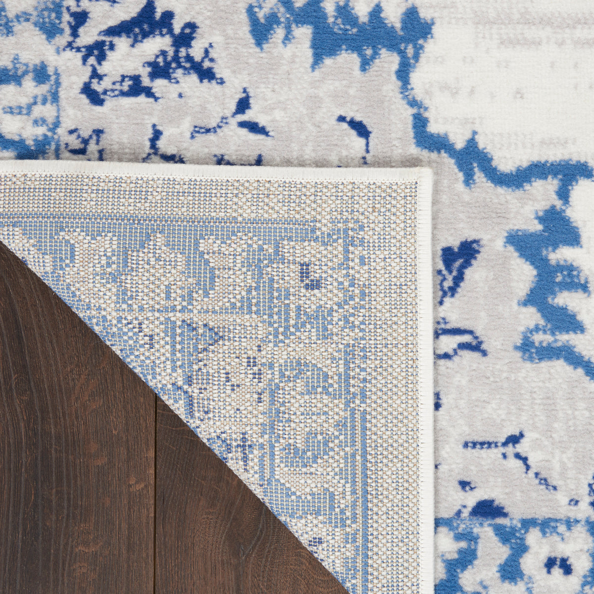 Whimsicle WHS14 Ivory Blue Rug